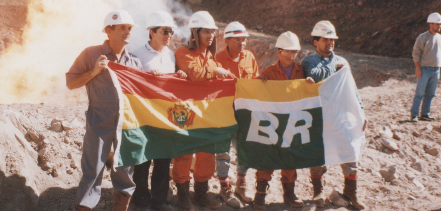 1996 llegada de Petrobras a Bolivia.