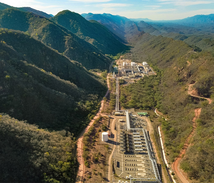 imagem aérea de operações en Bolivia