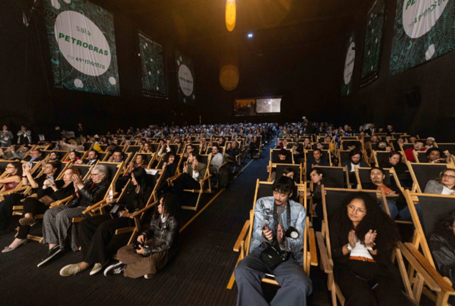 Plateia na Mostra Internacional de Cinema de São Paulo.