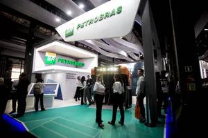 Stand da Petrobras em evento