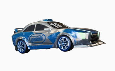 Carro movido a gasolina Podium no Fortnite Energy Cars