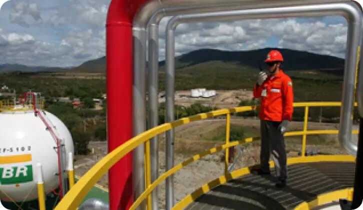 Picture of the Petrobras logistics terminal in Jequié.