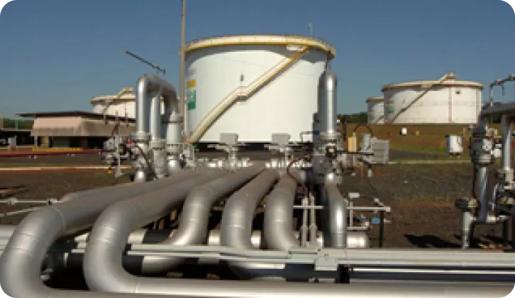 Picture of the Petrobras logistics terminal in Ribeirão Preto.